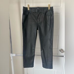 White House Black Market Black Straight Crop Pants.